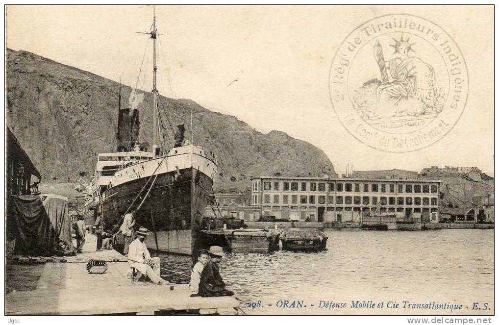 CPA - ORAN - Défense Mobile et Cie Transatlantique - 057