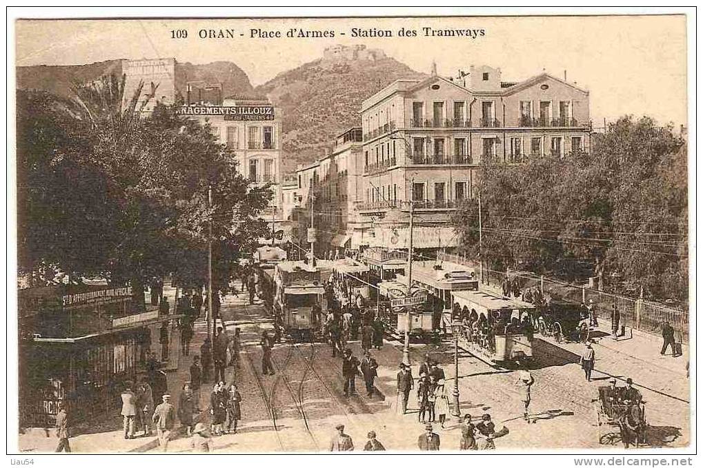 ORAN Station des Tramways Place d'Armes