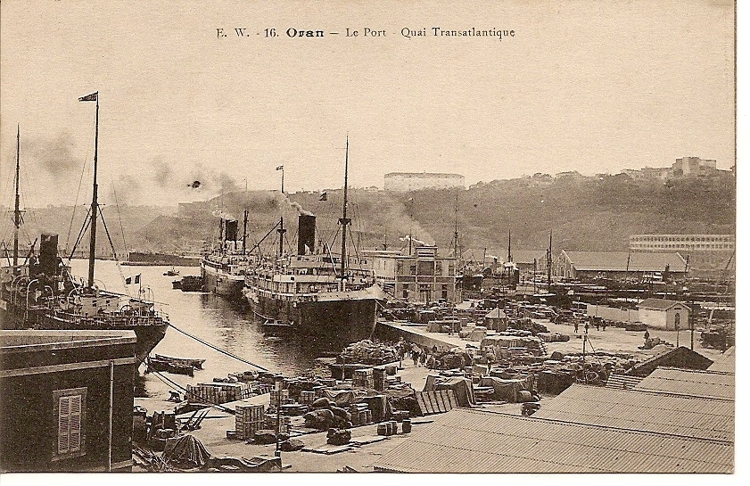 - Algerie - ORAN le port Quai transatlantique - écrite TTB