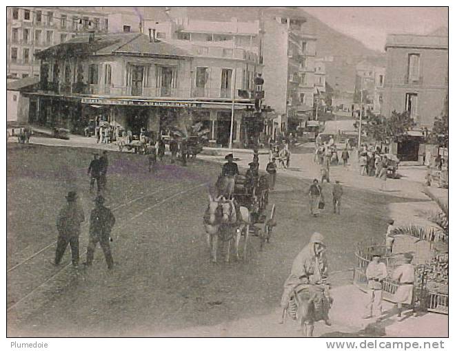 cpa Algérie ORAN animée  LA PLACE KARGUENTAH , LL N° 144  voir détails * Achat Direct **