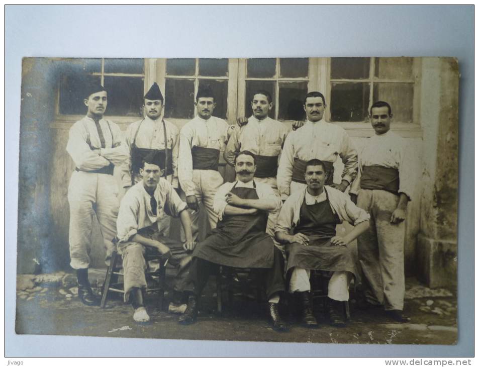 ORAN    Carte  PHOTO de militaires