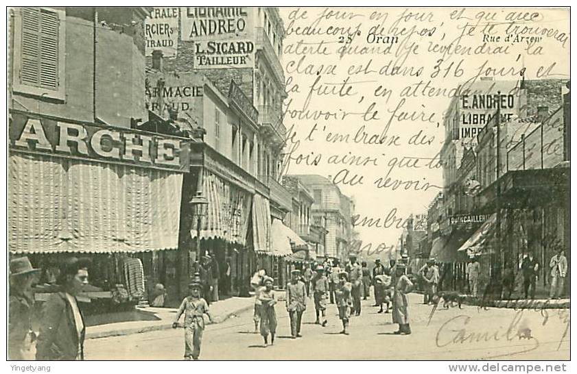 ALGERIE.ORAN.RUE D'ARZENY.QUINCAILLERIE