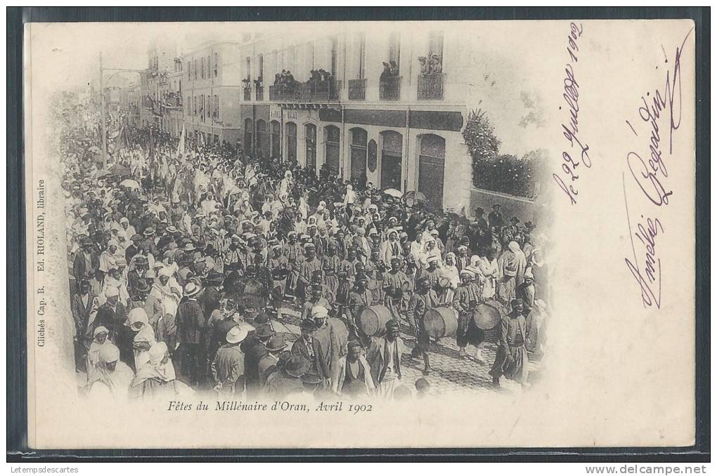 - CPA ALGERIE - Oran, Fêtes du Millénaire de la Ville en avril 1902