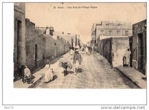 CPA NB Algérie   38. Oran une rue du village nègre