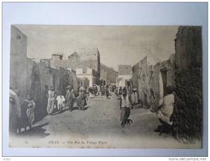 ORAN  (Algérie)    Une  Rue du Village Nègre  -  Belle animation