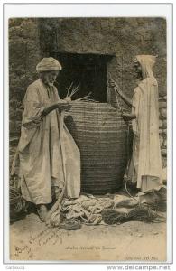 ORAN - Arabes Tressant un Samour - précursseur, animée, voir scan