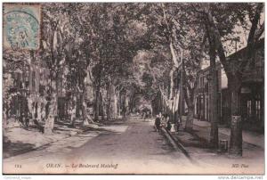 ORAN/ Le BOULEVARD MALAKOFF/ ANIMATION  / Référence 2602