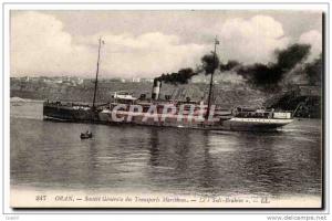 Algerie Oran CPA Societe generale des Transports maritimes Le Si