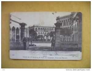 ORAN CASERNE DU 18 ESCADRON DU TRAIN DES EQUIPAGES BOULEVARD MASCARA