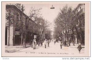 SETIF 32 LA RUE DE CONSTANTINE RUE DE LA POSTE LL (ANIMATION)