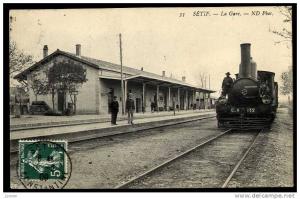 Cpa d' Algérie Sétif La Gare           A15  train