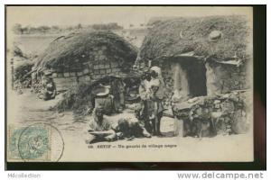 ALGERIE SETIF /  Un gourbi de village nègre  /