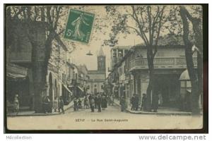 ALGERIE SETIF /  La rue St Augustin  /