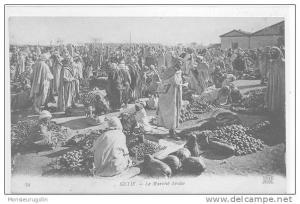 ALGERIE ) SETIF - Le marché Arabe ND 74 ANIMEE