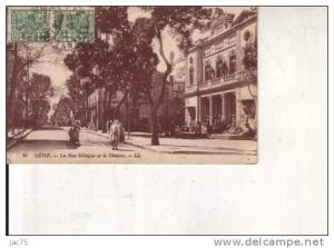 SETIF    LA  RUE  SILLEGUE ET LE  THEATRE