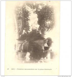 PM - AFRIQUE du NORD - Algérie - SETIF - Fontaine monumentale sur la place nationale