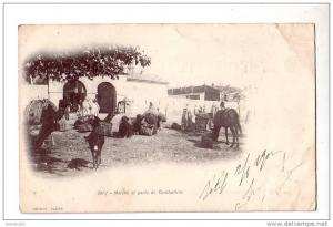 5  -   SETIF  -  Marché  et Porte  de CONSTANTINE