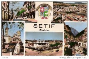 ALGERIE- ref no 534- setif -  carte multivues  - bon etat
