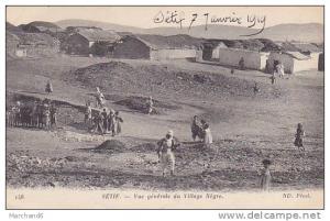 ALGERIE.SETIF. VUE GENERALE DU VILLAGE NEGRE