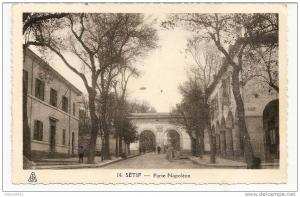 SETIF   -   PORTE * NAPOLEON *   -    Editeur  Ets Photo ALBERT d´Alger    N°14