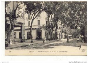 6014 Sétif  L'hôtel de France et la Rue de Constantine ND 136