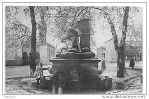 ALGERIE / FL / SETIF sous la neige, FONTAINE MONUMENTALE, Coll du grand bazar parisien, ANIMEE /**