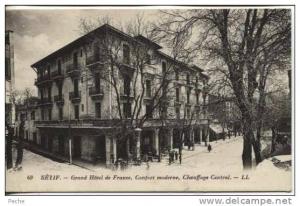 N°7751 -cpa Setif -grand hotel de France H. Venetz successeur
