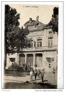 cpa SETIF le theatre -animation -collec ideale PS n°9