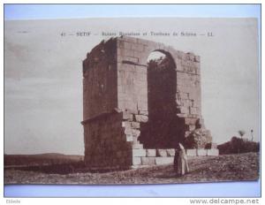 Setif ruines romaines et tombeau de Scipion