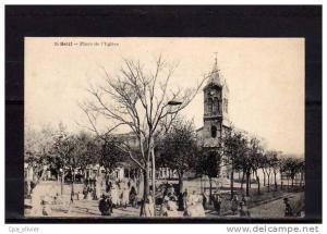 ALGERIE Setif Place de l'Eglise, animée, ed Idéale PS 35, 1924