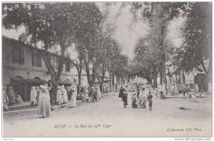 SETIF      LA RUE DU 19ème LEGER