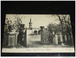SETIF - ENTREE DU JARDIN D´ORLEANS - AFRIQUE ALGERIE