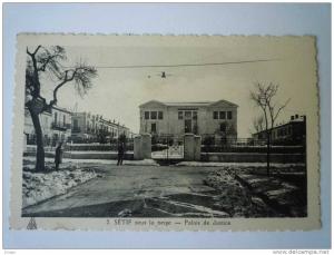 SETIF  sous la  NEIGE    Palais de  JUSTICE