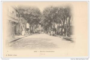 CPA SETIF - RUE DE CONSTANTINE