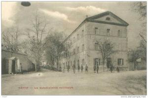 TOP CPA (RARE)  Sétif La subdivision militaire  (animée)   B402