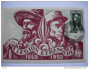 Sidi Bel Abbes Legion Etrangere Camerone 30/4/1950 edition Club Philatelique