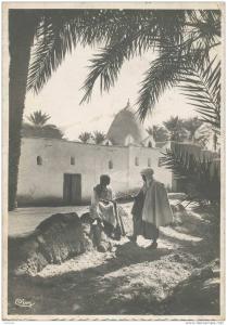 algérie,SIDI LHASSEN,1947,prés de sidi bel abbès,afrique du nord,carte envoyée de tunisie avec timbre interessant,rare