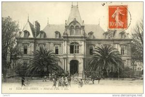 ALGERIE - SIDI BEL ABBES - Hôtel de Ville - Attelage