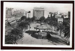 Cpsm d' Algérie Sidi Bel Abbès place de la République  Le Théâtre GP16