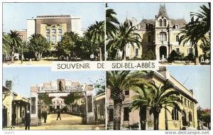 ALGERIE - SIDI BEL ABBES - Légion Etrangère - Mairie - Multi-vues