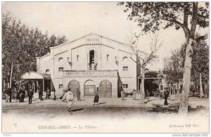 AFRIQUE. ALGERIE. SIDI BEL ABBES. Vue sur Le Théatre.