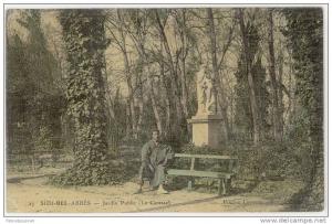 CPA SIDI-BEL-ABBES - JARDIN PUBLIC - LA CARESSE