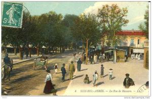 SIDI BEL ABBES - La Rue de Mascara