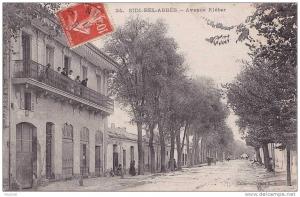 Sidi Bel  Abbès.- (Algérie)  Avenue  kléber  - (belle animation)