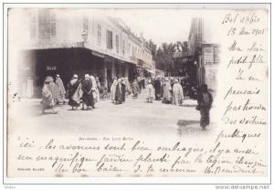 Algérie  BEL ABBES   Rue Lord Byron