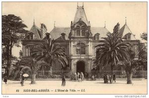 NK-DV 0034-Algérie-Sidi bel Abbès-l'Hôtel de Ville-L.L.