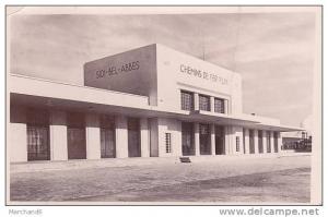 ALGERIE.SIDI BEL ABBES.CHEMIN DE FER PLM GARE...etat plissure
