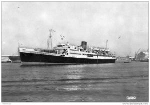 AFRIQUE - SIDI BEL ABBES - PAQUEBOT LIGNE MARSEILLE- ORAN