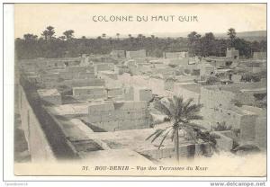 4819 COLONNE du Haut Guir . Bou dénib vue des terrasses du Ksar . 31 Boumendil Sidi Bel Abbès