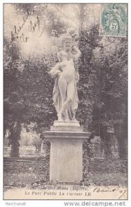 ALGERIE.SIDI BEL ABBES.LE PARC PUBLIC LA CARESSE editeur n boumendil sidi bel abbes n°1286